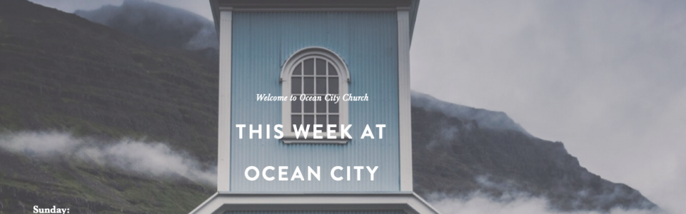 Ocean City Church Web Design Portfolio Mobile